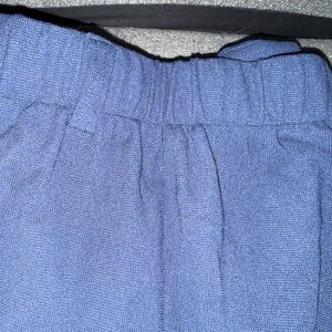 HALARA Navy Blue Knit Elastic Waistband Bottoms